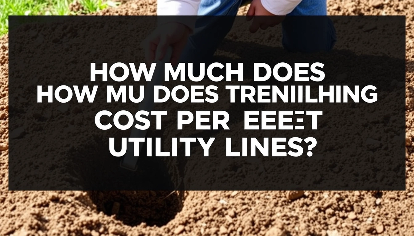How Much Does Trenching Cost per Foot for Utility Lines?