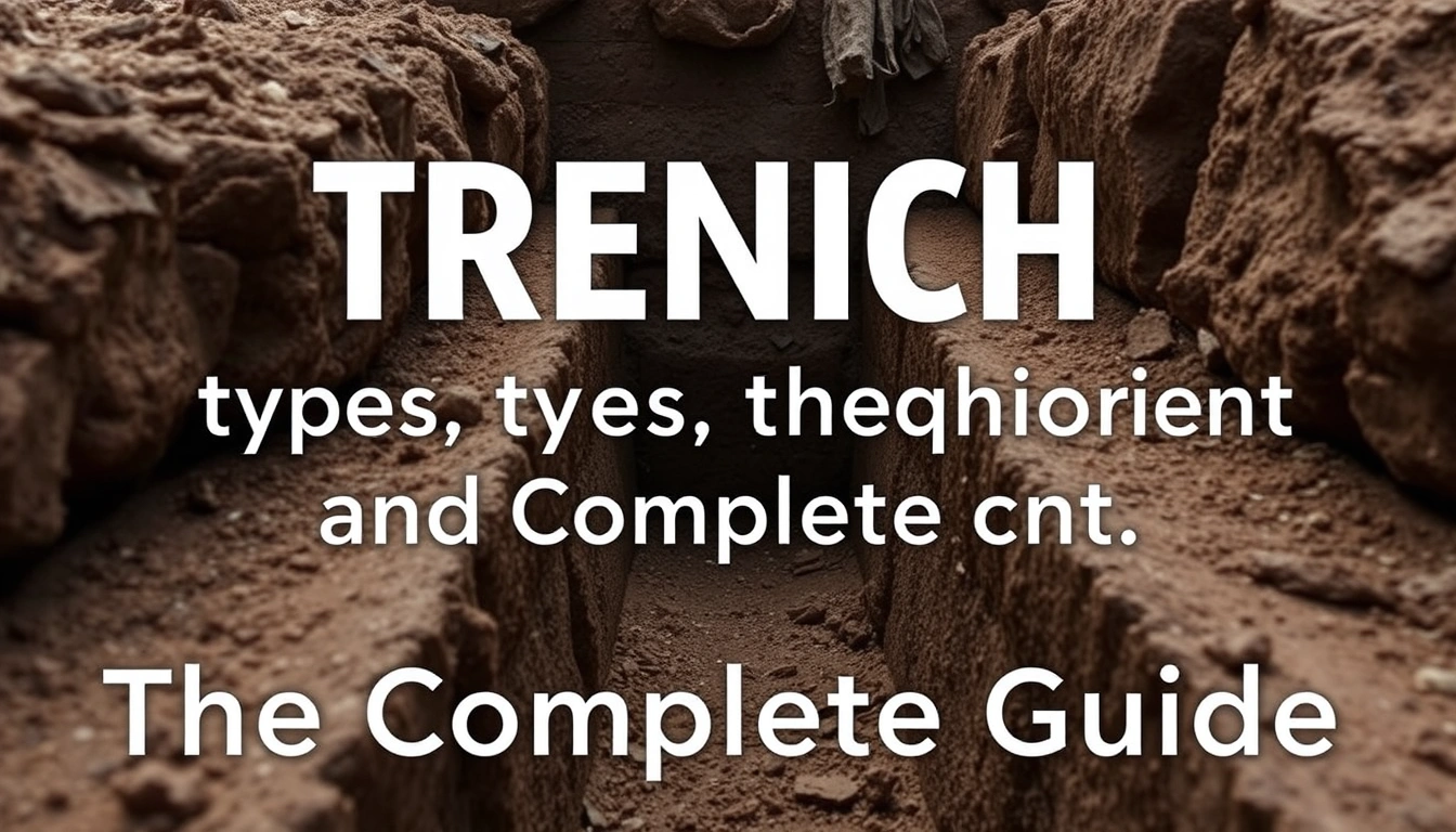 Trench types, methods, and equipment — The Complete Guide
