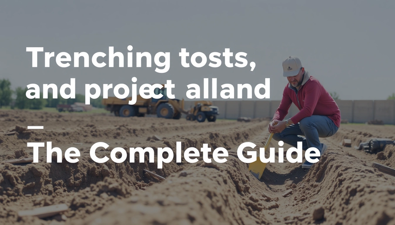 Trenching costs, permits, and project planning — The Complete Guide Trenching costs, permits, and project planning — The Complete Guide