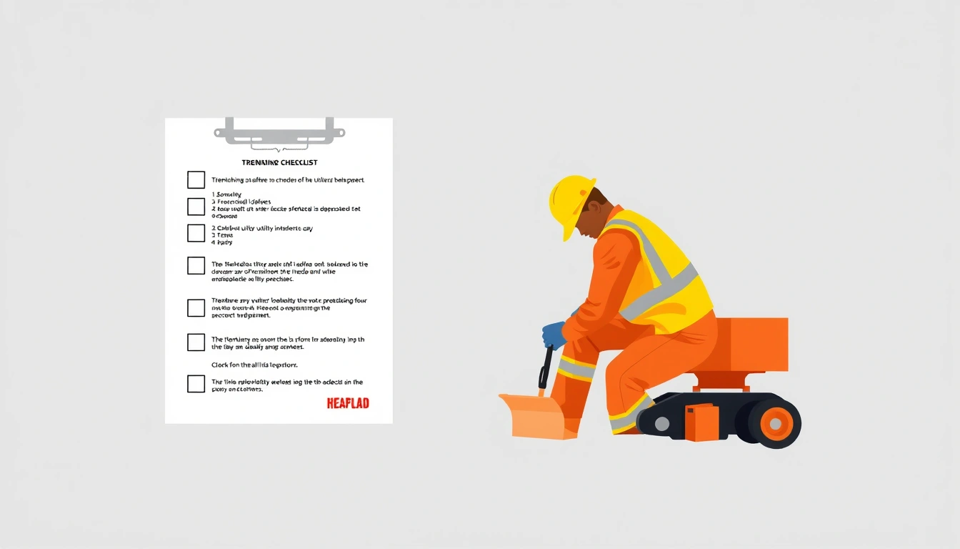 Trenching Safety Checklist for Utility Install Crews Trenching Safety Checklist for Utility Install Crews