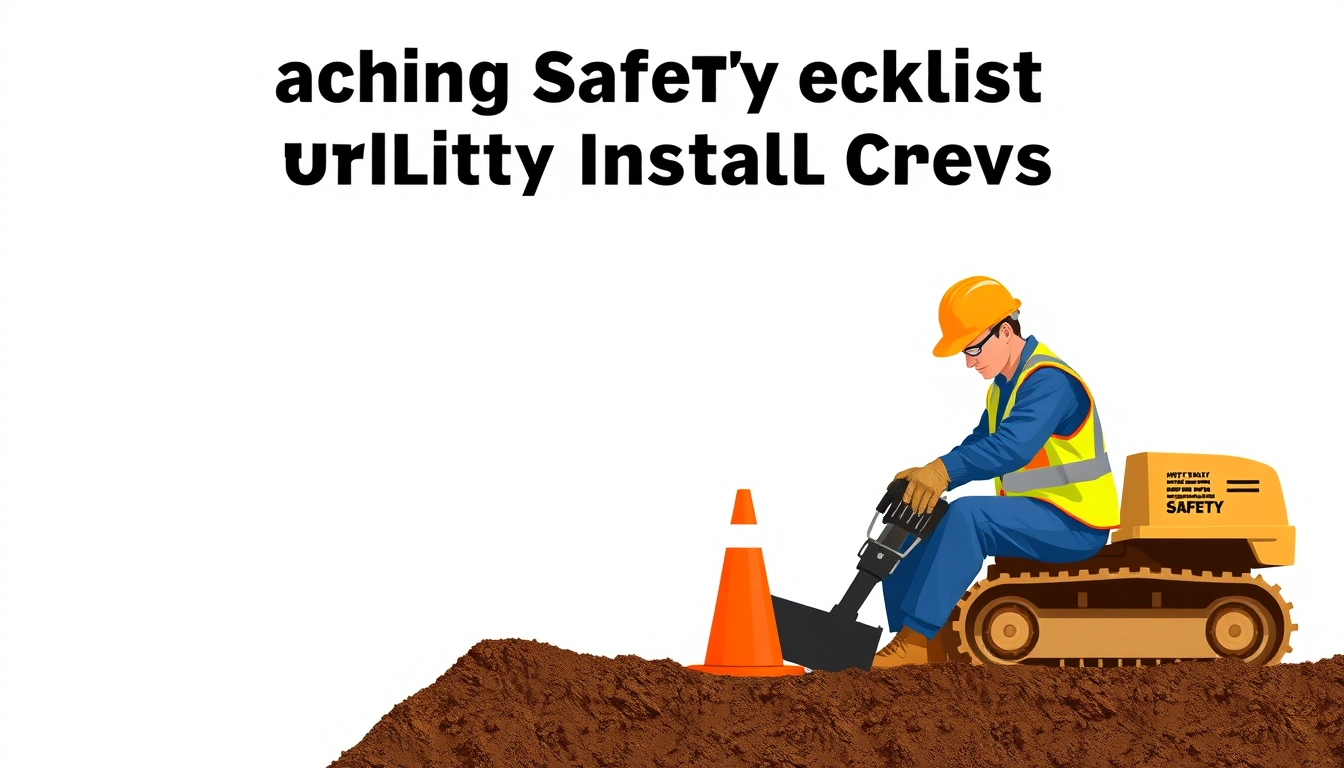 Trenching Safety Checklist for Utility Install Crews