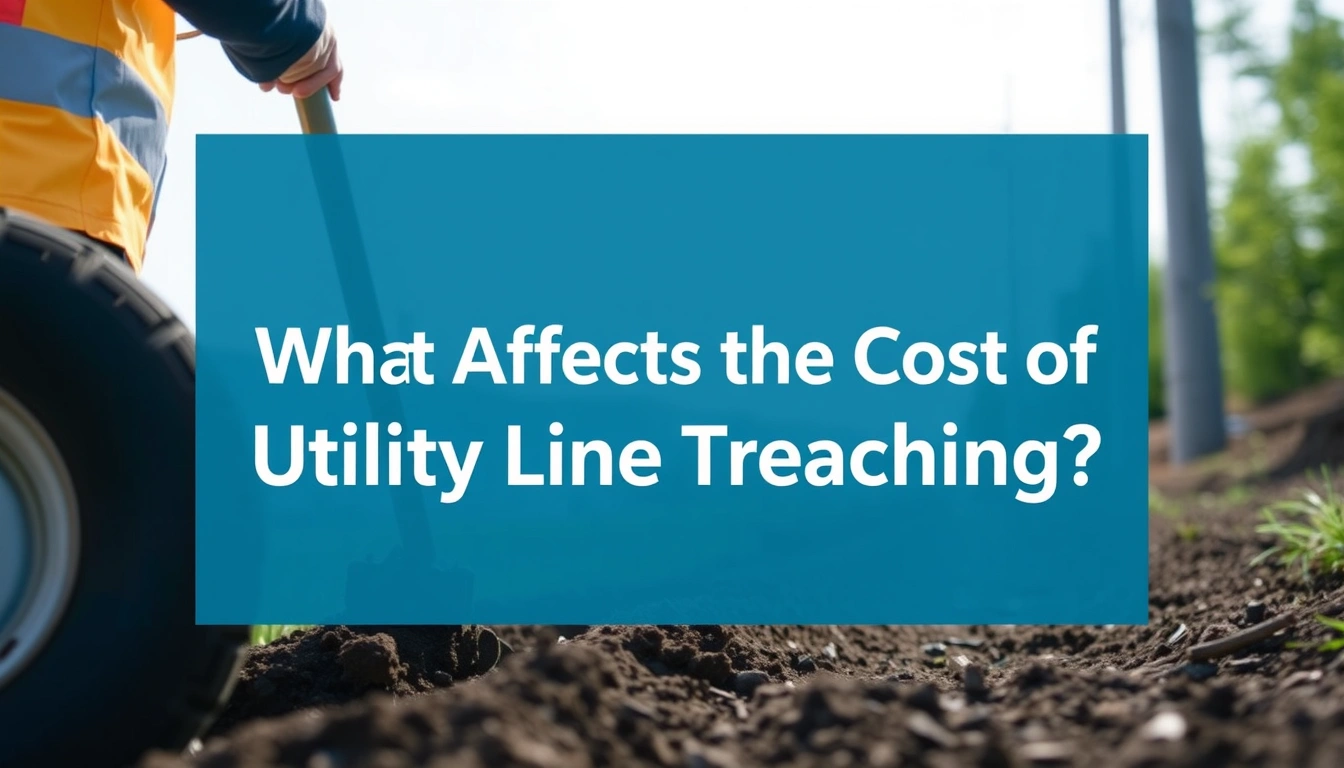 What Affects the Cost of Utility Line Trenching?