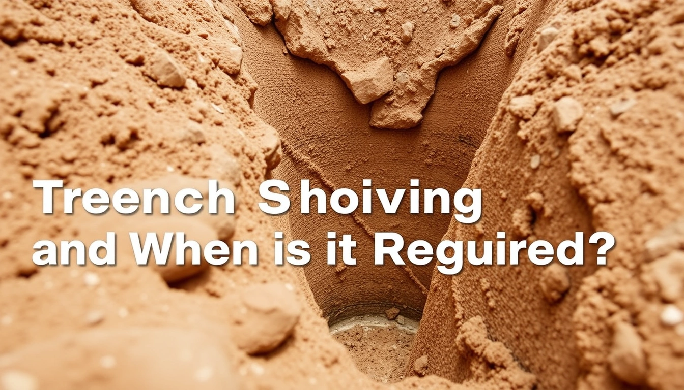 What Is Trench Shoring and When Is It Required?